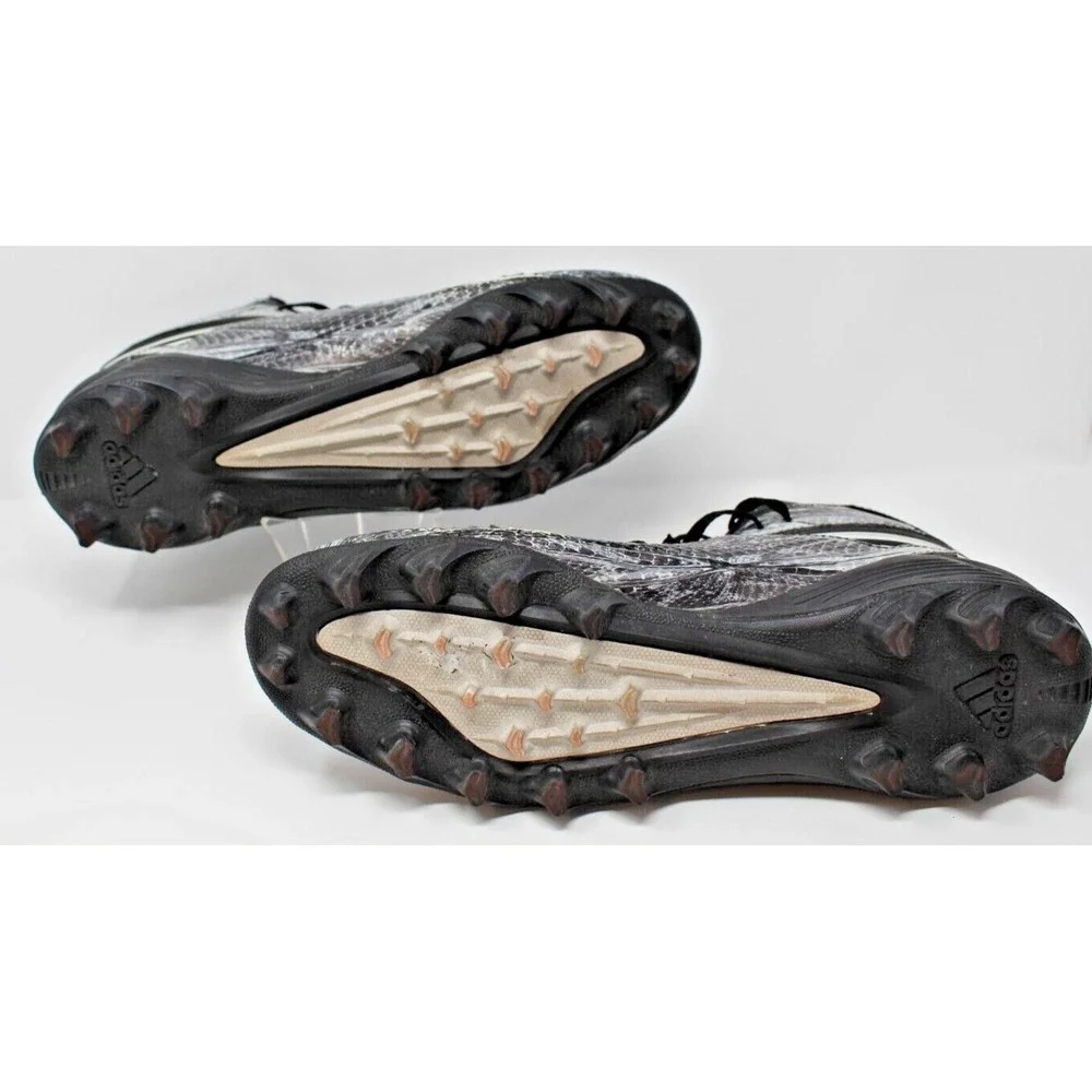 Adidas‎ Mens Freak MD B49385  Snakeskin Print Football Cleats Black Gray Size 13